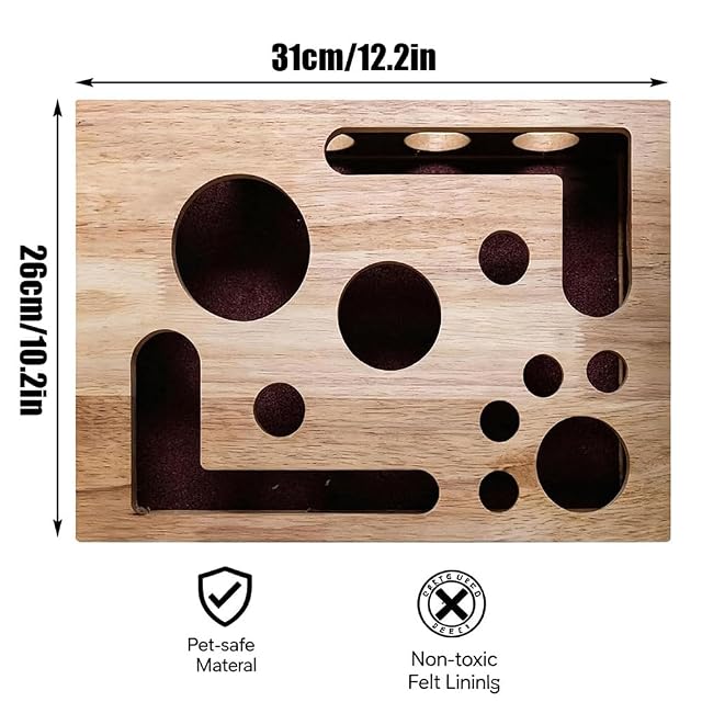 Foto 8 de 8 de Cat Scratch Puzzle Enrichment Box, Cat Nail File Enrichment Box