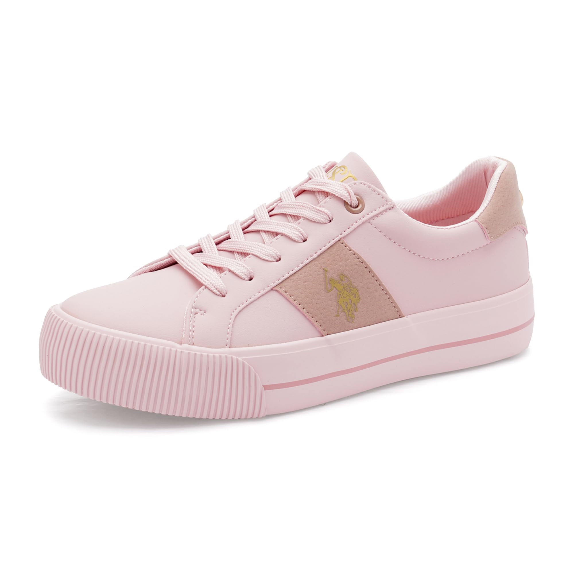 U.S. POLO ASSN. Ronnie Women LT. Pink Sneakers -(UK4)(US5)(1FD23467P01) (B0CN92CW2L) Amazon Price History, Amazon Price Tracker