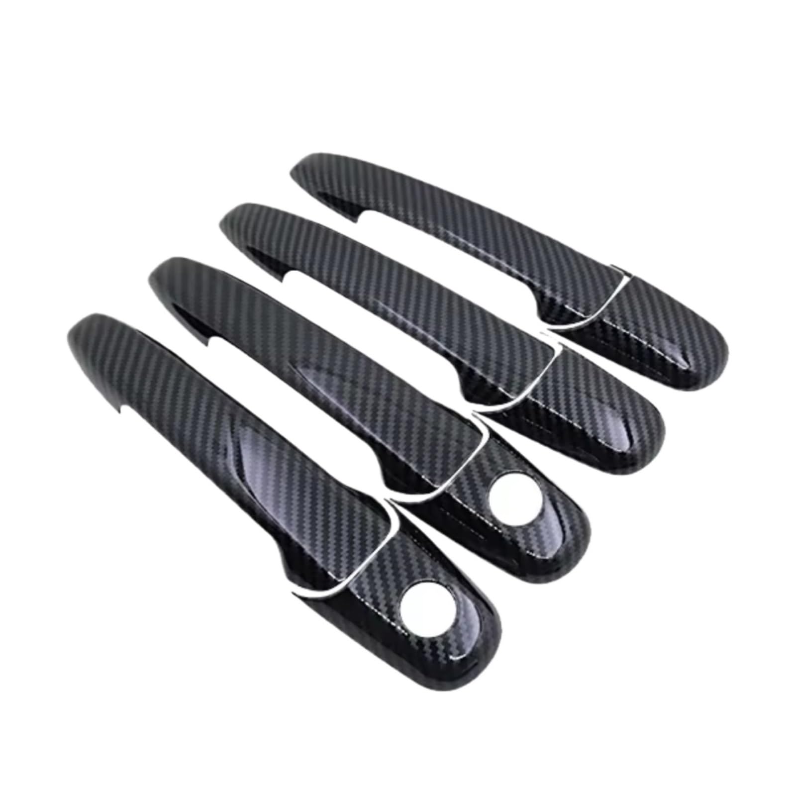 Zcxfdthf 4Handle 2 Keyholes Door Handle Covers Part Compatible With For Ranger Mk2 2006-2011 Car Door Handle Cover Protective Accessories Decor Stickers Set(4Handle 2 Keyholes)