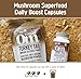 Om Mushroom Superfood Turkey Tail Mushroom Capsules Superfood Supplement, 90 Count, 30 Days, Immune Support, Polysacchrides, Beta-Glucans, Gut Health & Holistic Defense Mushroom Supplement
