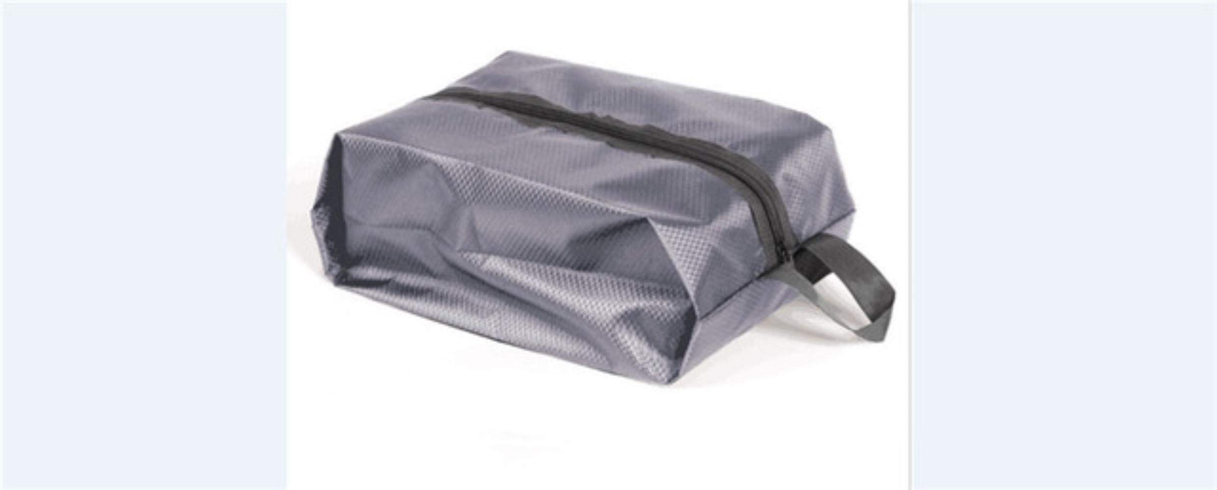 BTKNOO Portable Travel shoe bag Zip view window Pouch Storage waterproof Organizer,Light Grey