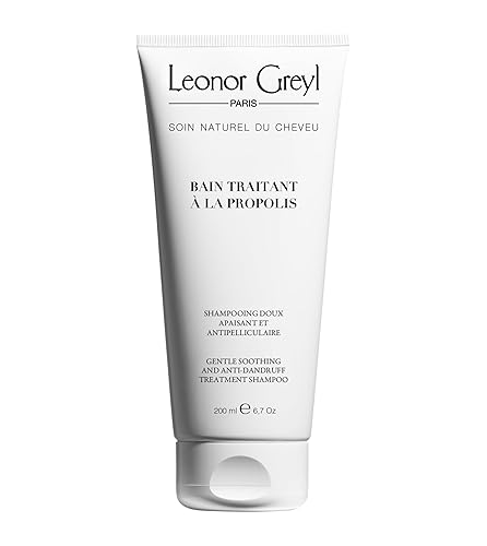 Leonor Greyl Champú suave contra la caspa (Bain Traitant a La Propolis), champú natural para la caspa de propóleos y manzanilla, 6.7 oz. Hecho en