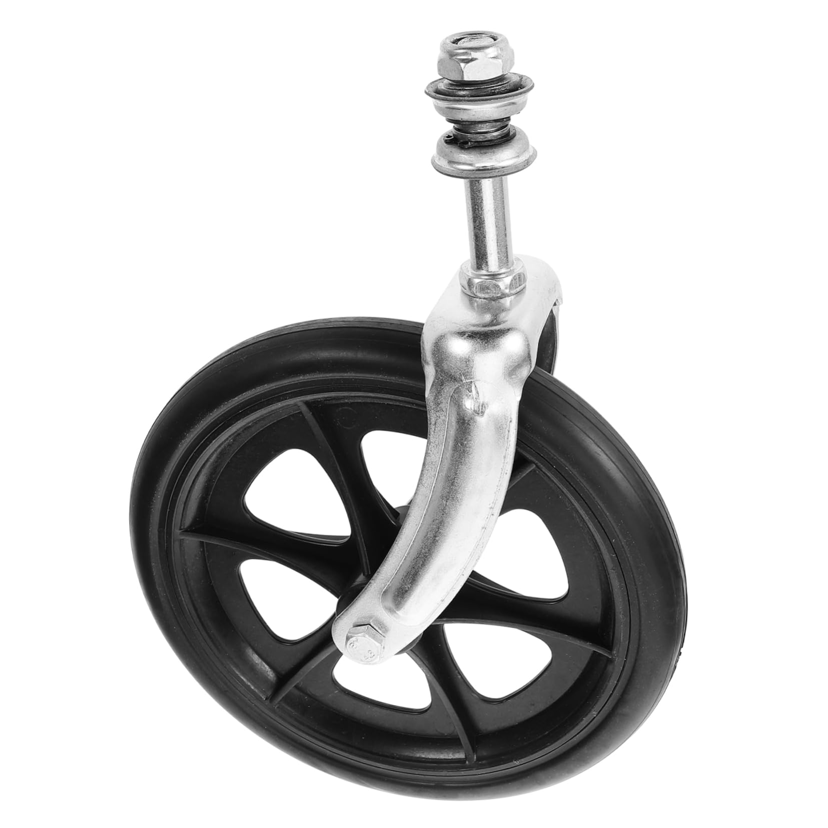 Accessori per, ruote di ricambio per sedie a rotelle, ruote anteriori, ruote di ricambio per sedie a rotelle, con supporto a forcella in metallo