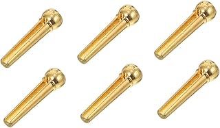 FAVOMOTO 6 Pçs Pregos De Corda De Violão Pregos De Barbante Para Violão Pino De Violão Pinos De Corda De Violão Pino Criativo Instrumento Musical Pino De Metal Fixação Para Violão Pino De