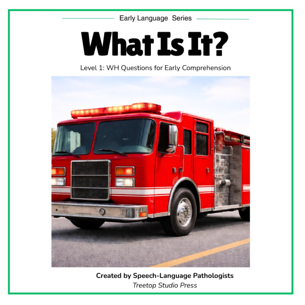 What Is It?: Level 1 WH Questions for Early Comprehension |