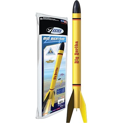 Estes 1948 Big Bertha Rocket-Building Kit, Intermediate Flying-Rocket-Model Kit for Ages 10+