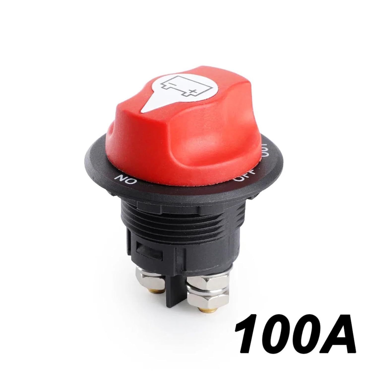 DC 12V 50A 100A 200A 300A Battery Switch Disconnecter Power Isolator Cut Off Kit 1Pcs(100A)