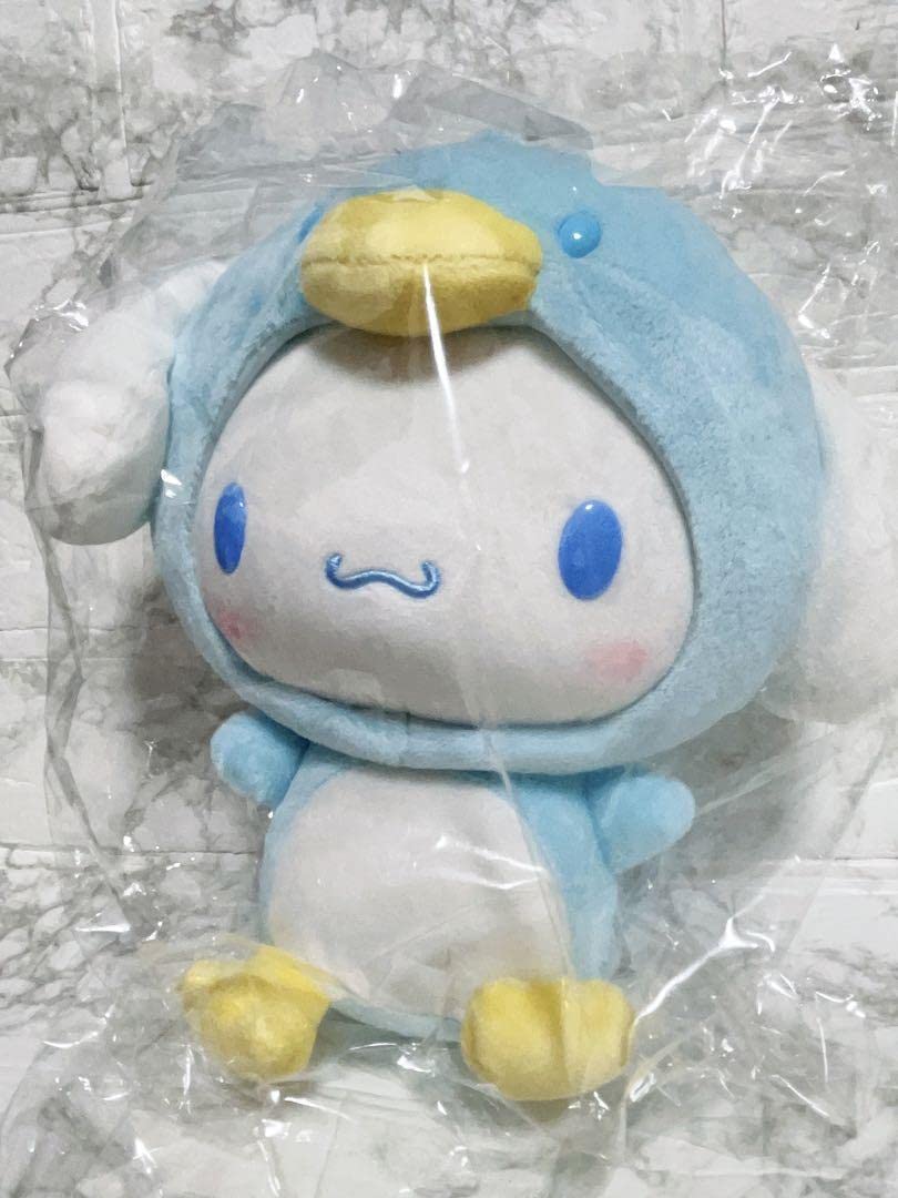 Amazon.co.jp: シナモンロール ペンギン フードぬいぐるみ