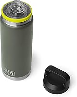 Vista 13 de YETI Rambler - Botella de 26 oz, aislada al vacío, de acero inoxidable con tapa Chug, color negro
