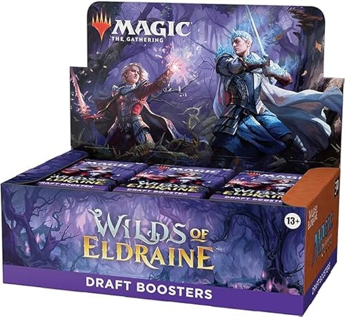 MTG Wilds of Eldraine Draft Booster Box - 36 Packs (540 Magic Cards)