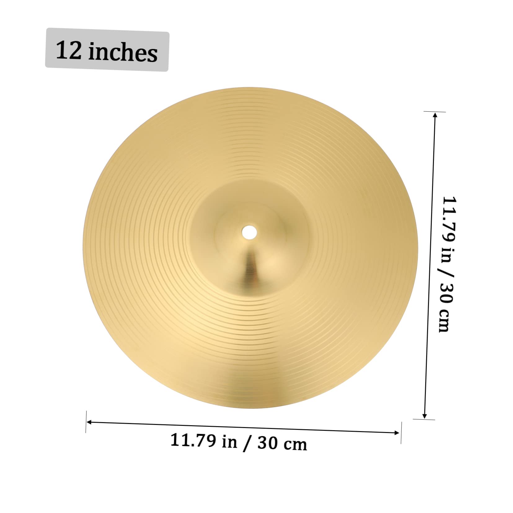 Kisangel Piece Jazz Drum Cymbal Replacement Drum Accessory for Enhanced Performance Durable and Easy to Install