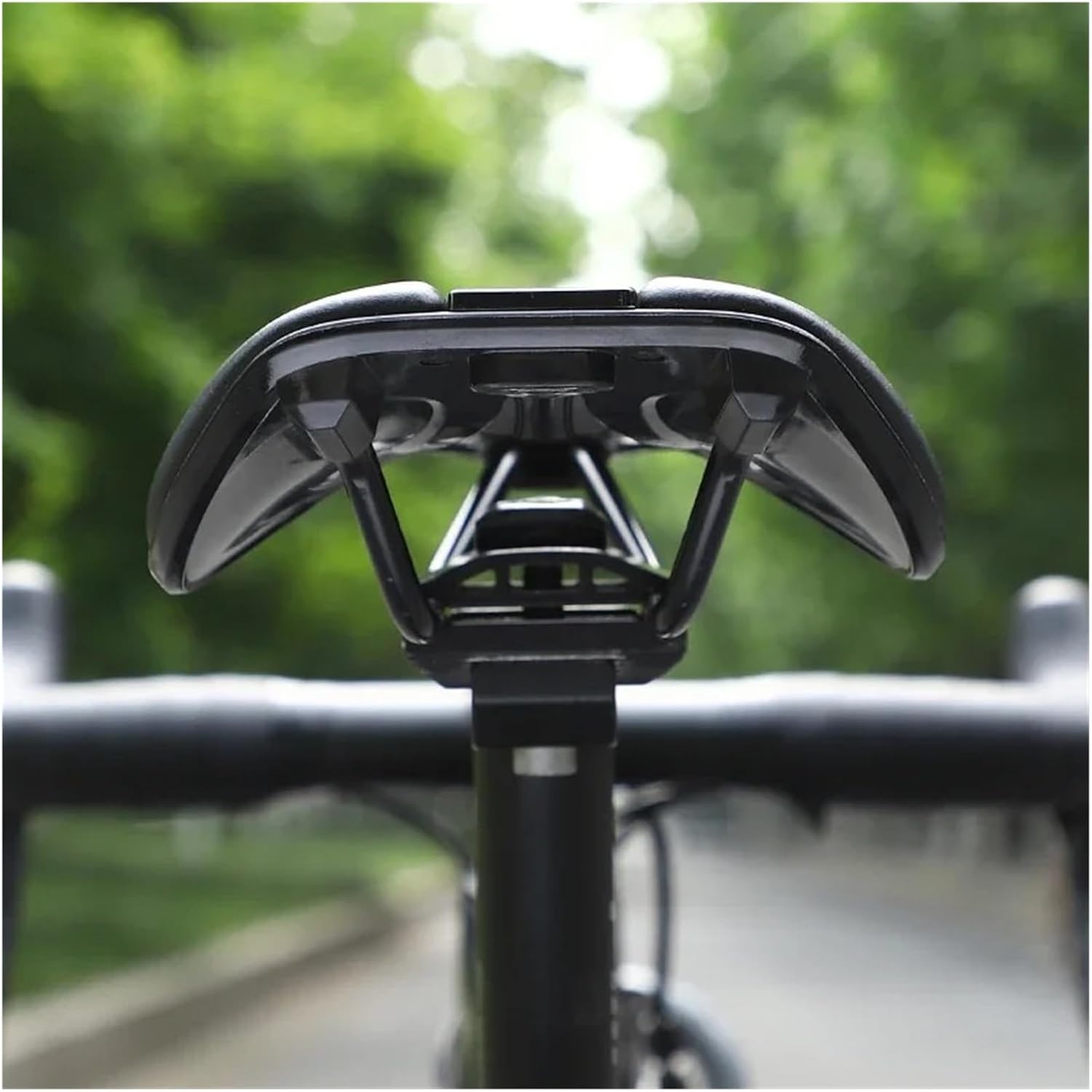 Lightweight Road Bike Seat Short Nose Racing Bicycle Saddle Hollow Breathable Painless Triathlon Cycling Saddle