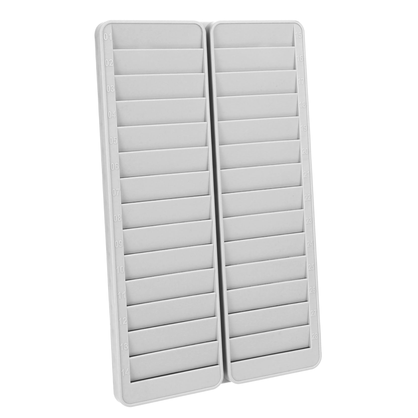 DOITOOL 2 Stück Fach Kartenhalter Wandhalterung aus Robustem Material Praktischer Organizer für Zeitkarten Ausweise Hotel und Mitgliedskarten für Büro Lager Kindergarten und Zuhause