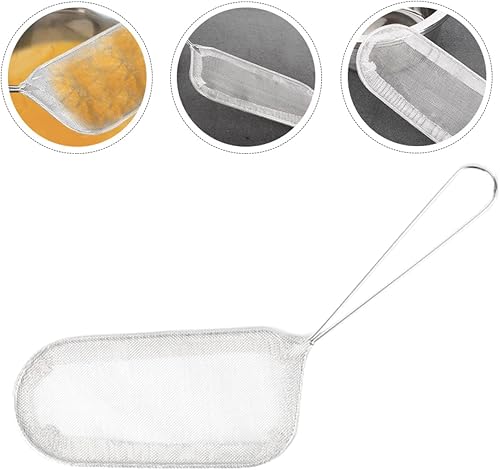 Miniatura 4 de Colador de acero inoxidable para freír cesta de cocina Cesta frita Colador Cesta para freír Cesta de comida de mango largo Cesta de freír