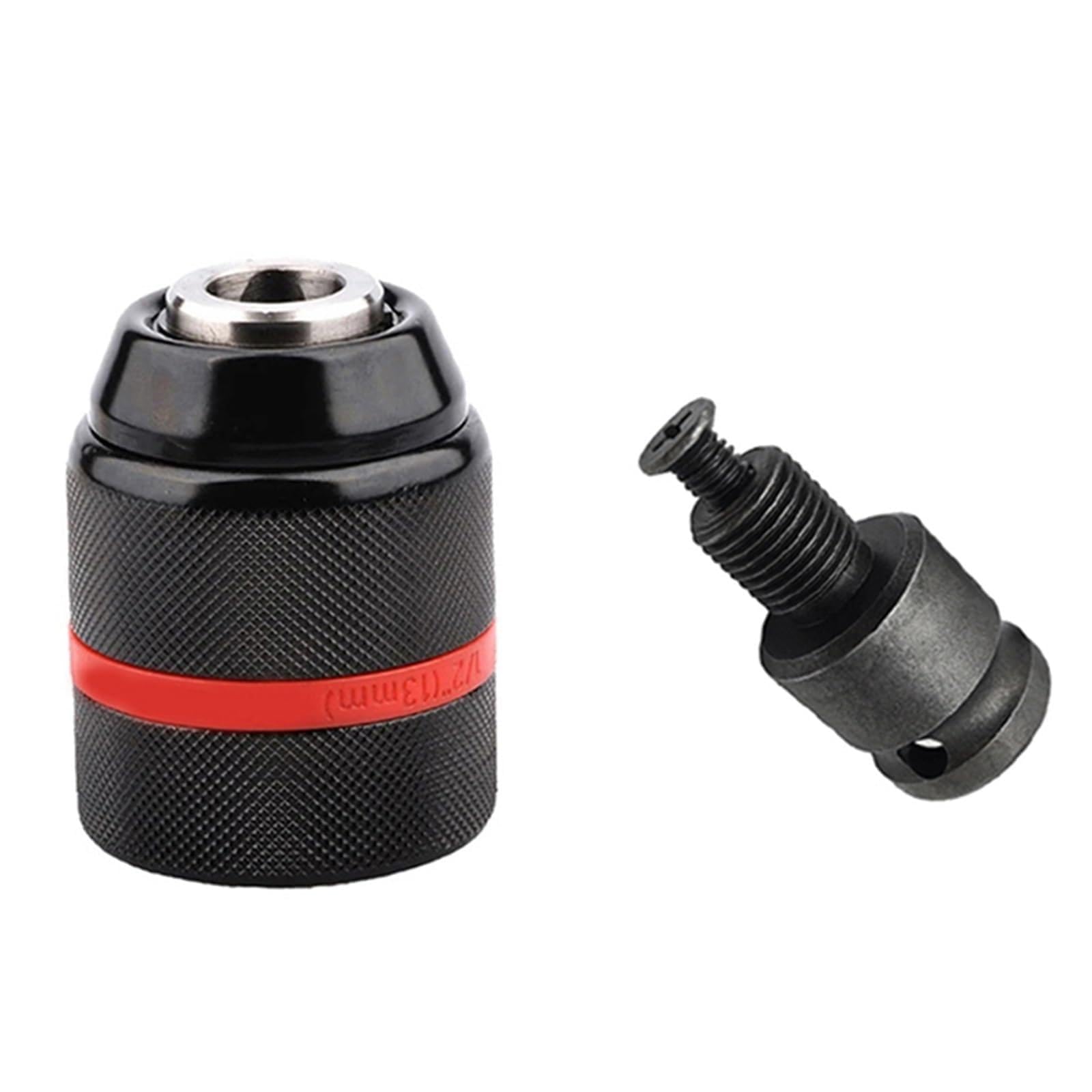 Weijiahuidf Chuck And Adapter 2Mm-13Mm Metal Keyless Drill Chuck, 3Jaw Self-Lock