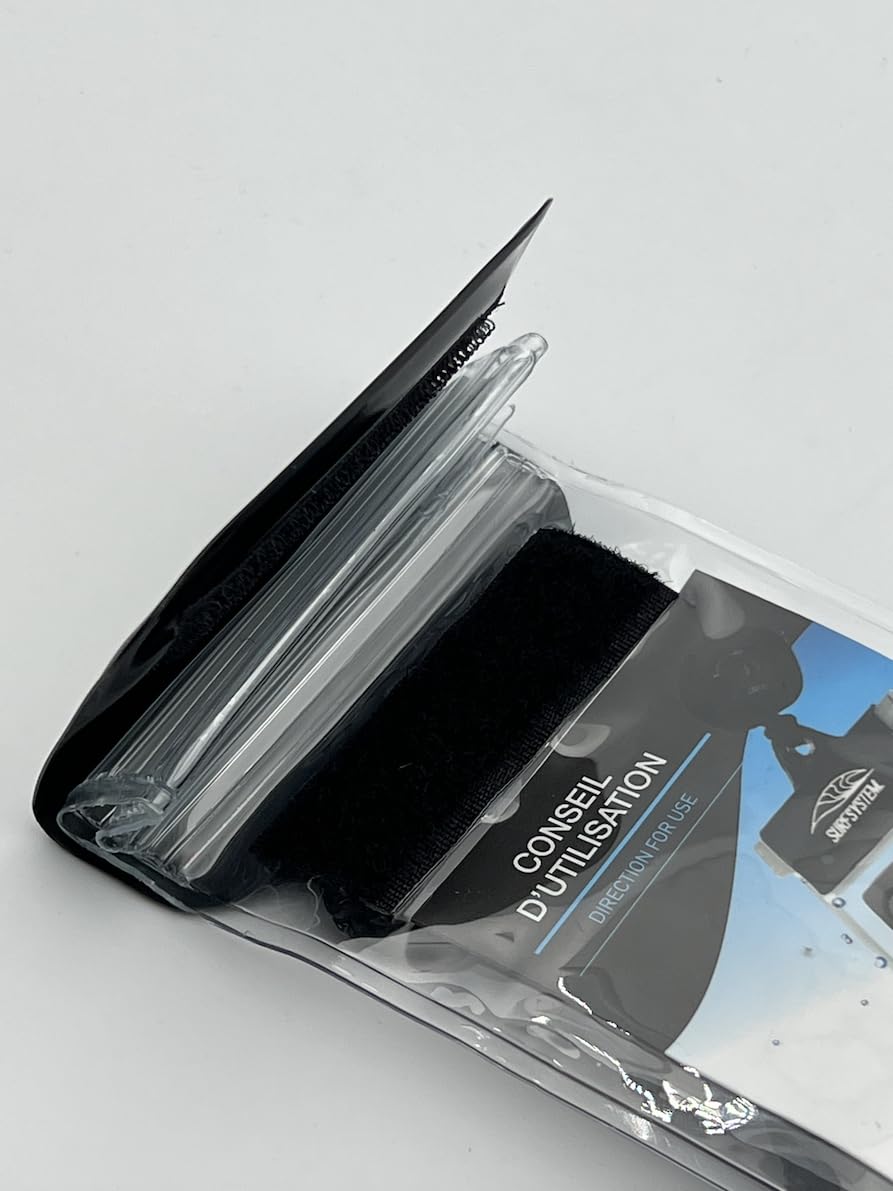 Generic - Custodia impermeabile IPX8 compatta per nuoto, surf e sport acquatici, Trasparente, Custodia per chiave