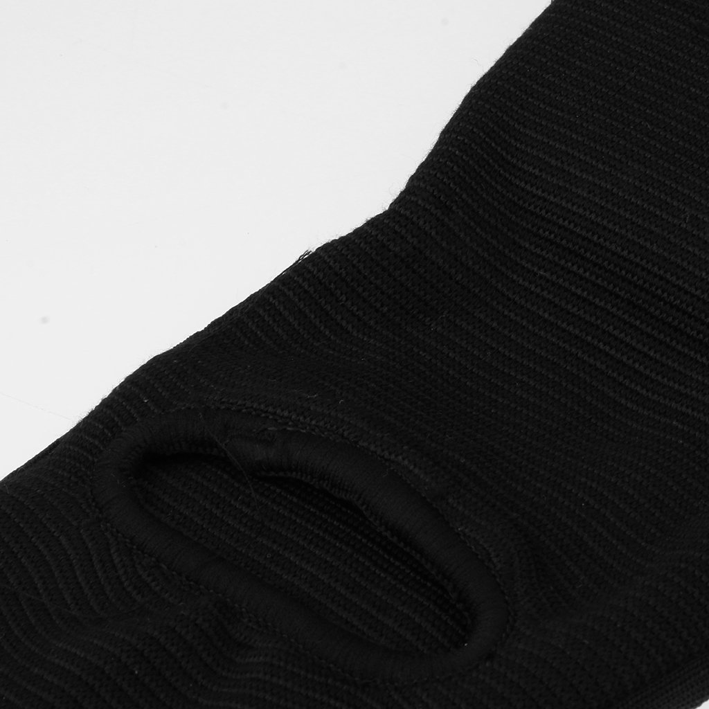 Taekwondo Karate MMA Shin Foot Protector Leg Foot Guard Cloth Pad S Nero