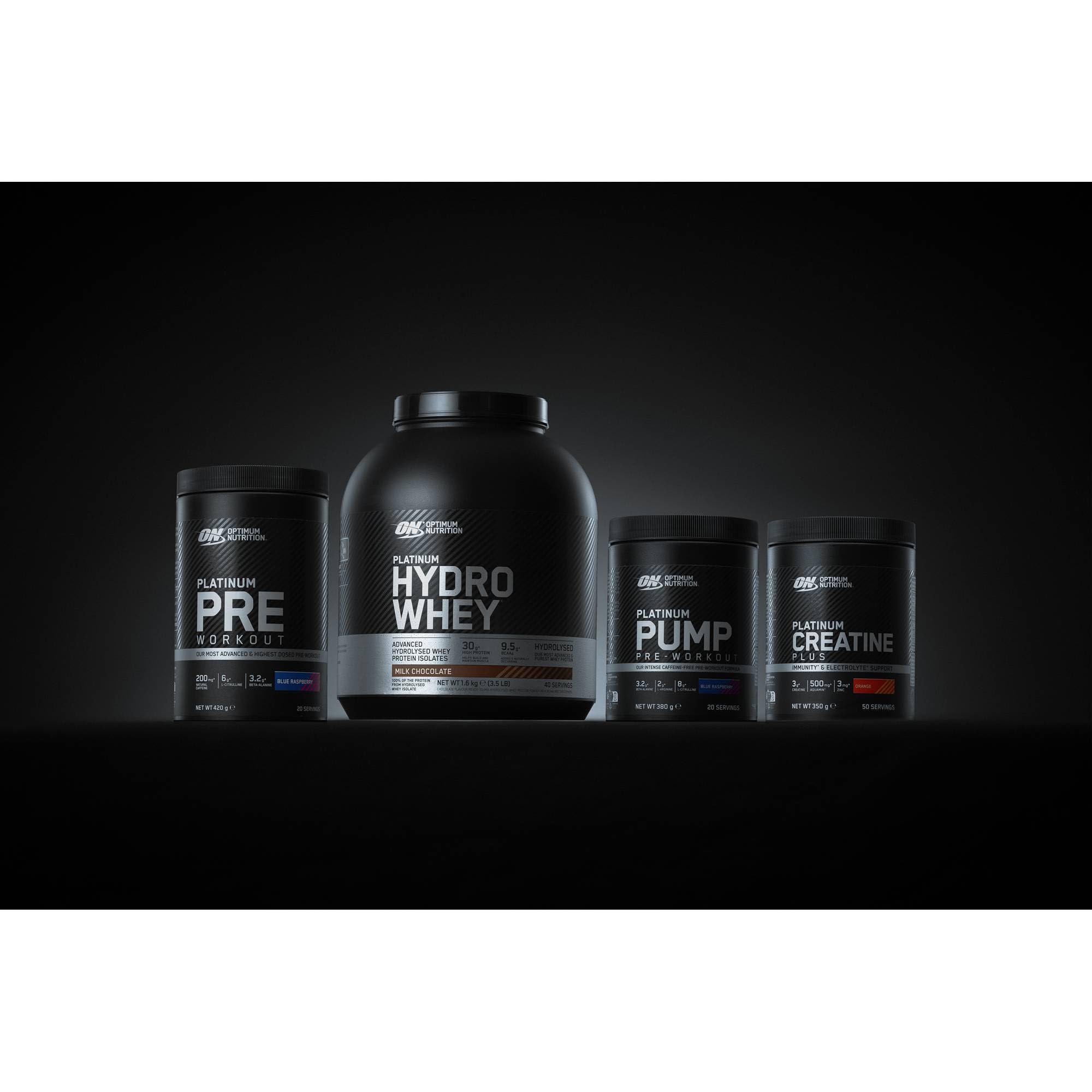 Optimum Nutrition Platinum Hydro Whey, Proteine in Polvere Whey Isolate Idrolizzate, Powder con Aminoacidi Essenziali, Glutammina e BCAA, Gusto Cioccolato al Latte, 40 Porzioni, 1.6 kg