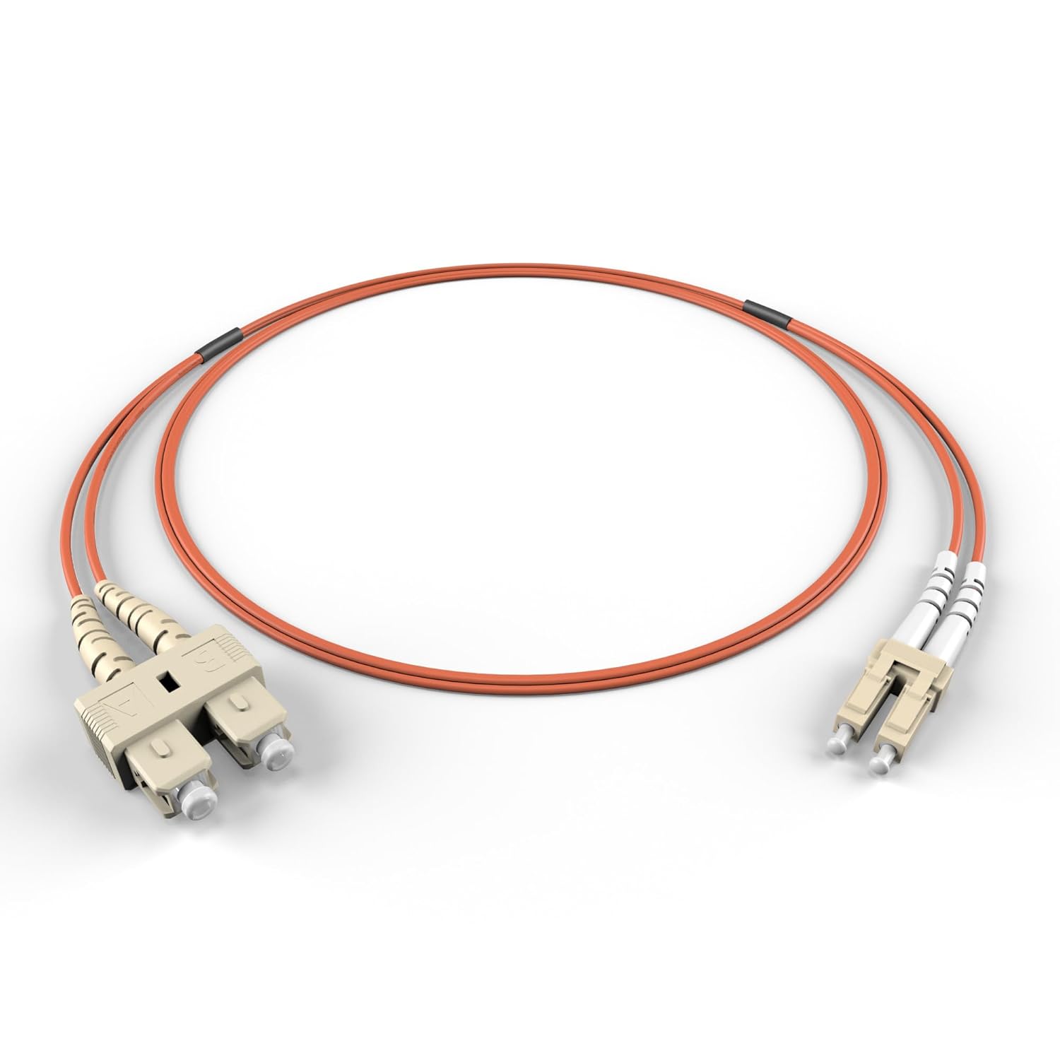 Fiber patch cable LC-SC OM2, 50/125m multimode, 10Gb