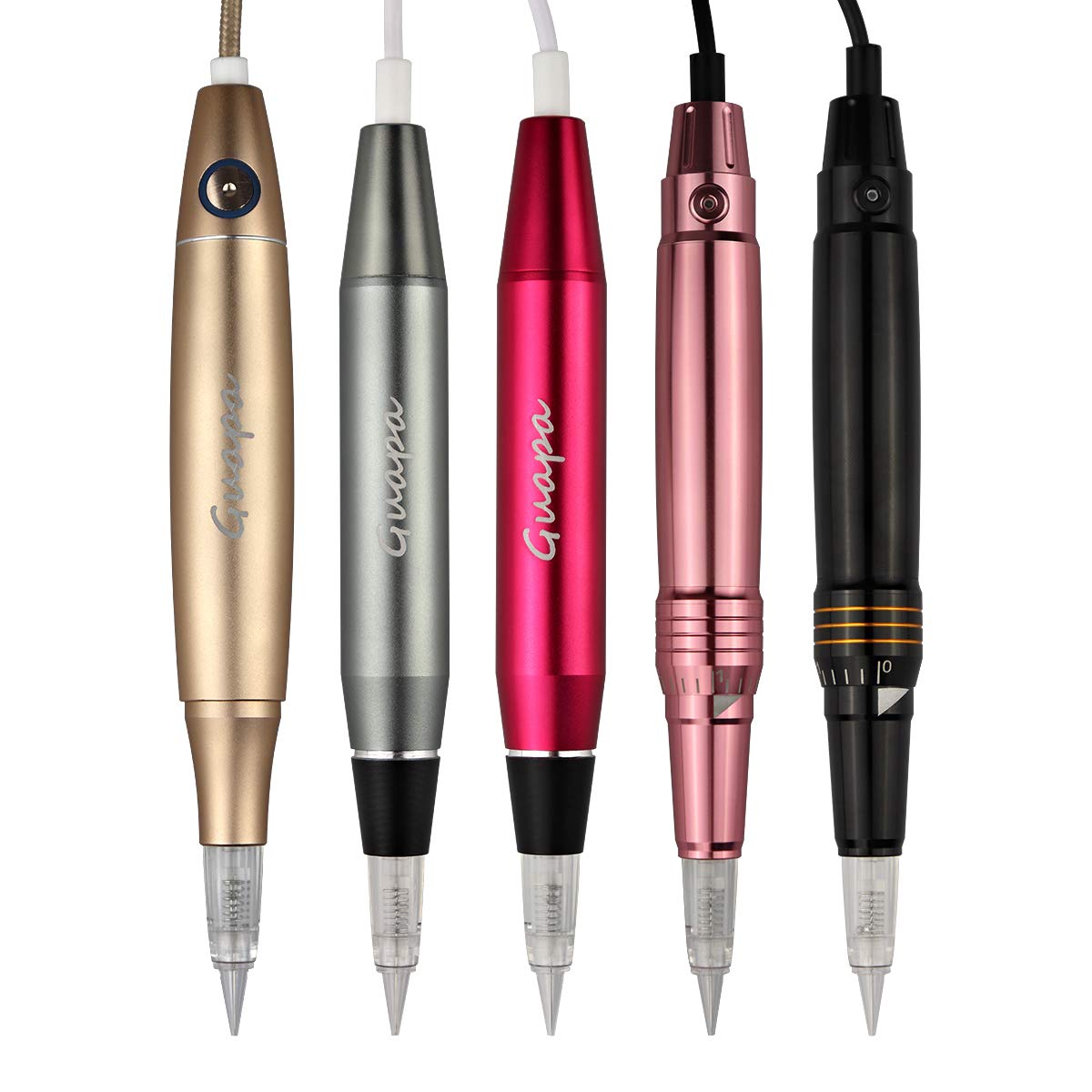 20 piezas Agujas Maquillaje Permanente para Delineador de cejas Máquina en Espiral Labios y Tatuajes Pequeños (3R)