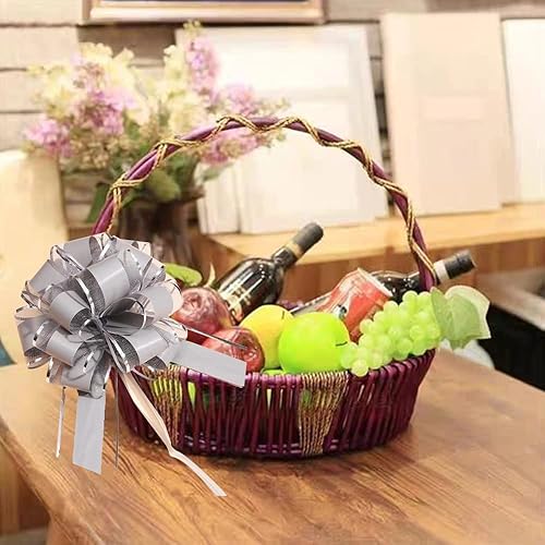 Miniatura 15 de 6 lazos de tracción de 6 pulgadas para regalo, fiesta, cumpleaños, vacaciones, regalos de flores Rosa