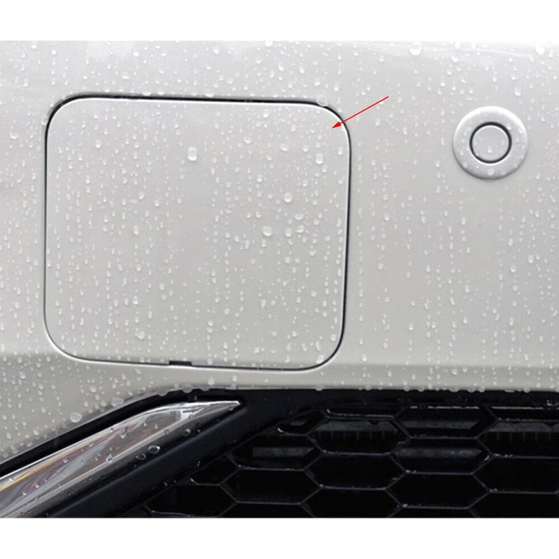 Front Bumper Cover 622A0-5AA1H Goholy Car Front Bumper Tow Hook Cover Compatible With Nissan Murano 2015 2016 2017 2018 Trailer Cover Cap 622A0-5AA1H 622A0-5AA0H 622A0-5BC0H Small Lid Towing Eye Cap Silver Gray - View #8