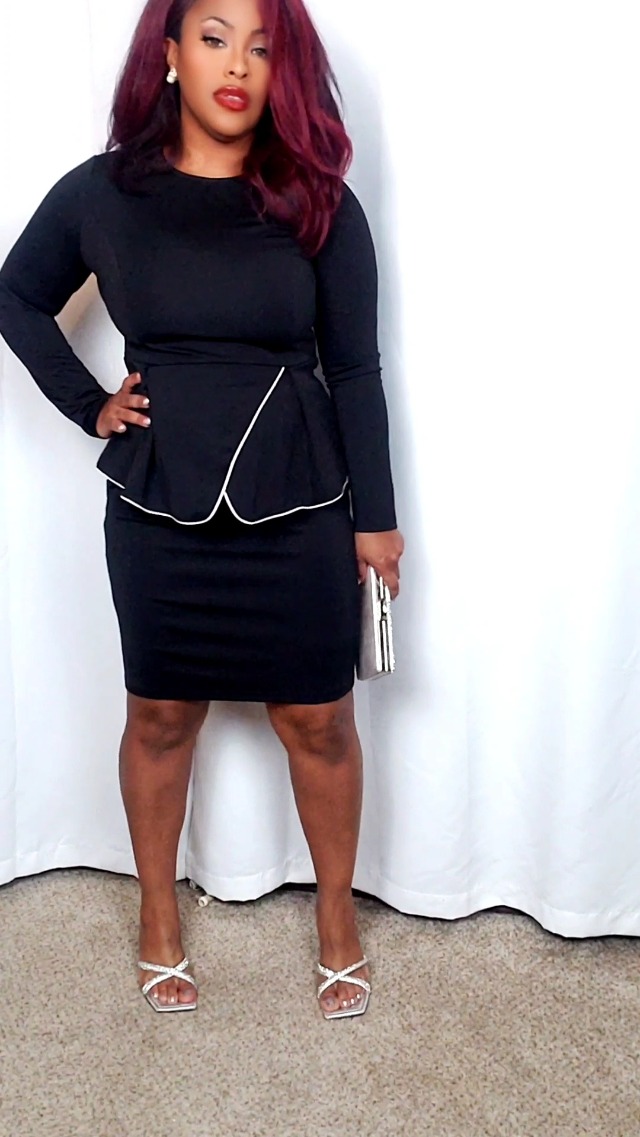 Womens Casual 2 Piece Outfits Fall Office Skirt Suit Set Elegant