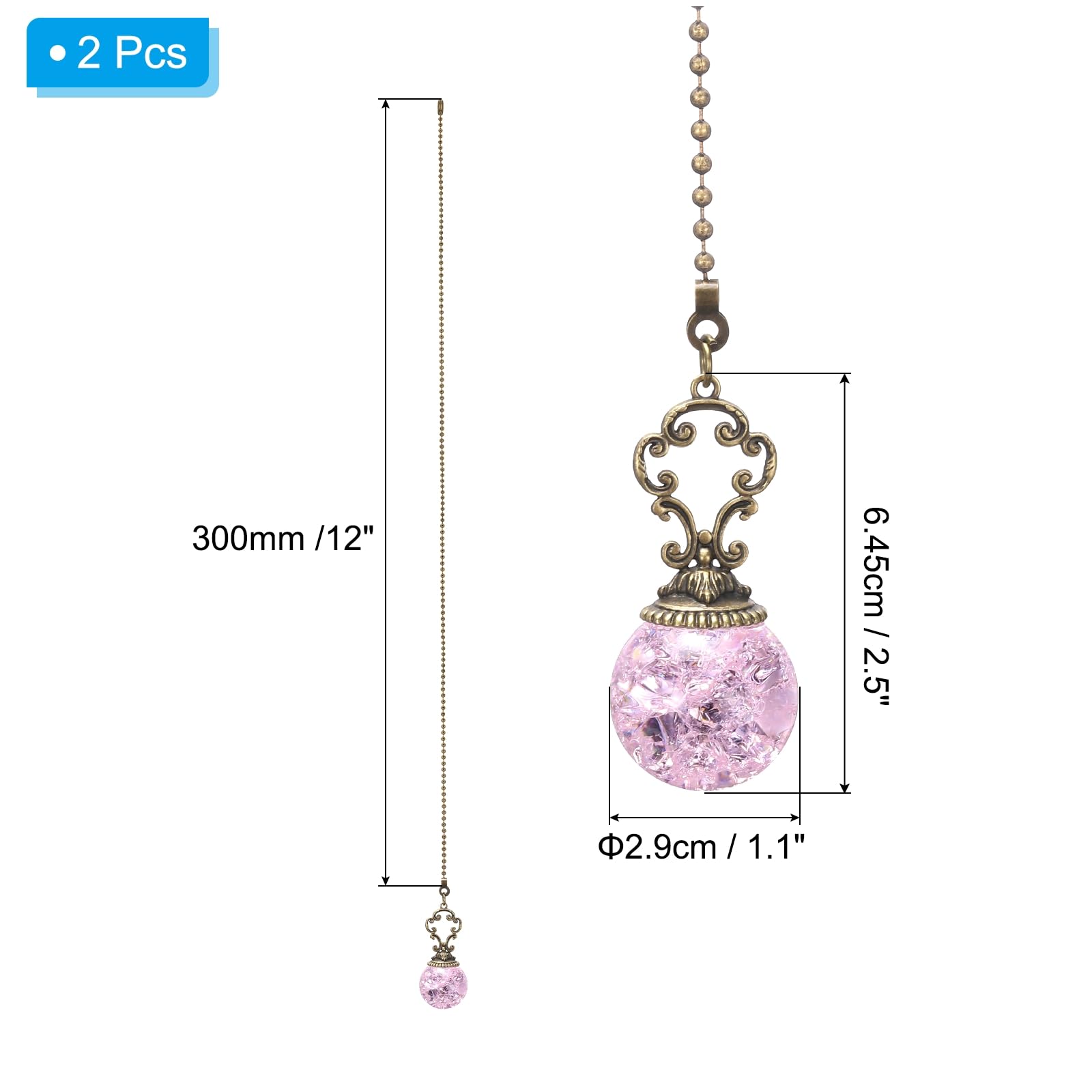 PATIKIL Ceiling Fan Pull Chain - Image 2