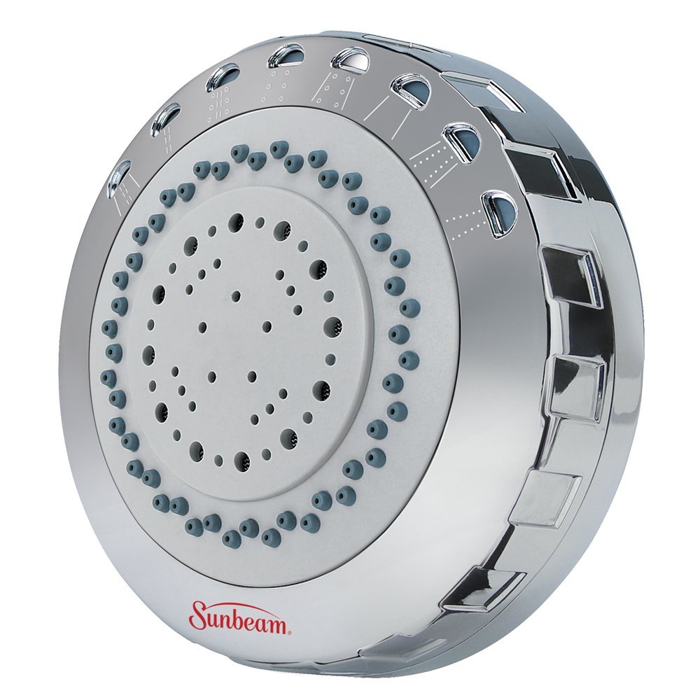 Sunbeam 6913-001 Showerhead Massager, Chrome Finish - Fixed