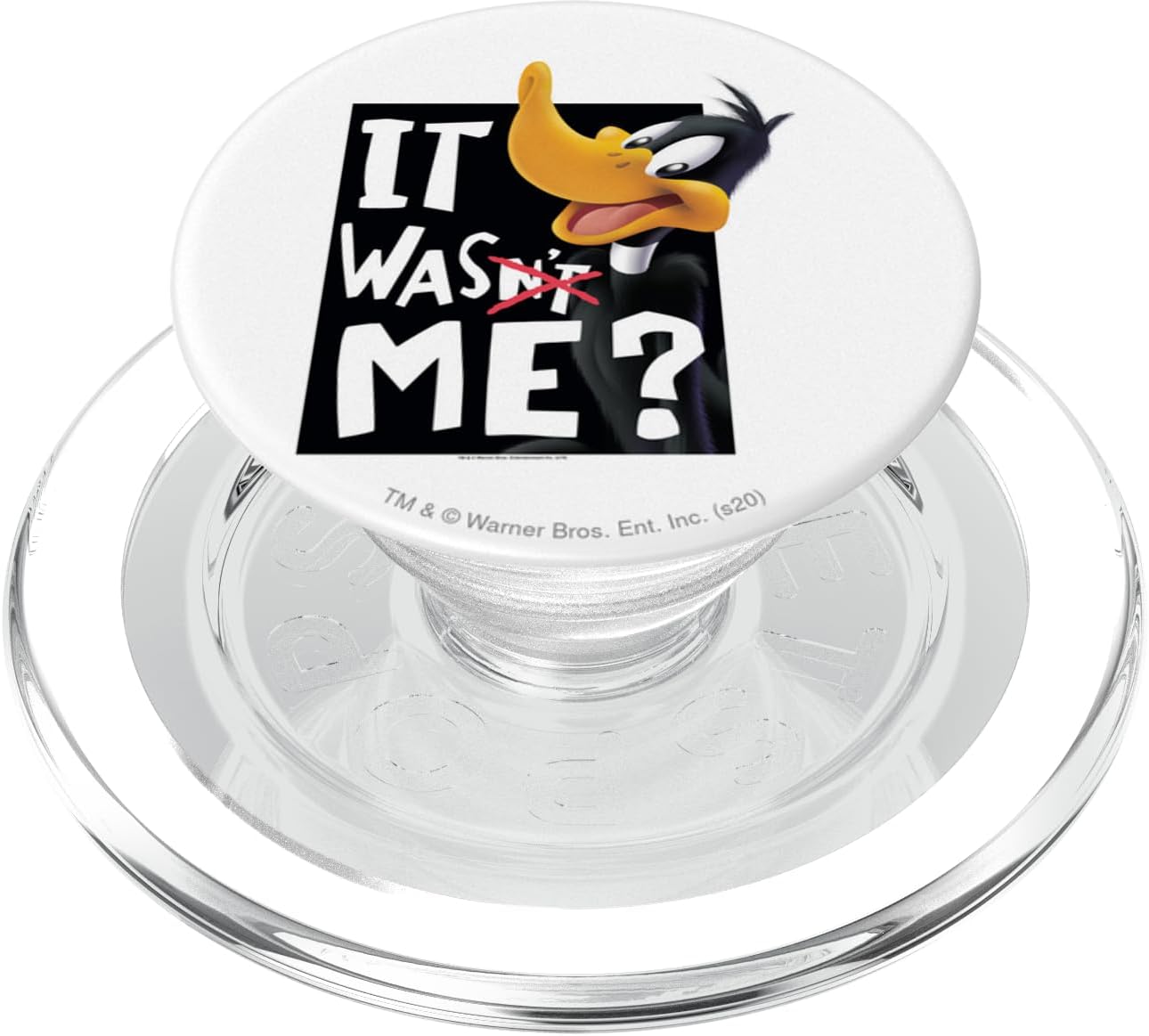 Looney Tunes Daffy Duck It Was Me PopSockets MagSafe PopGrip for iPhone