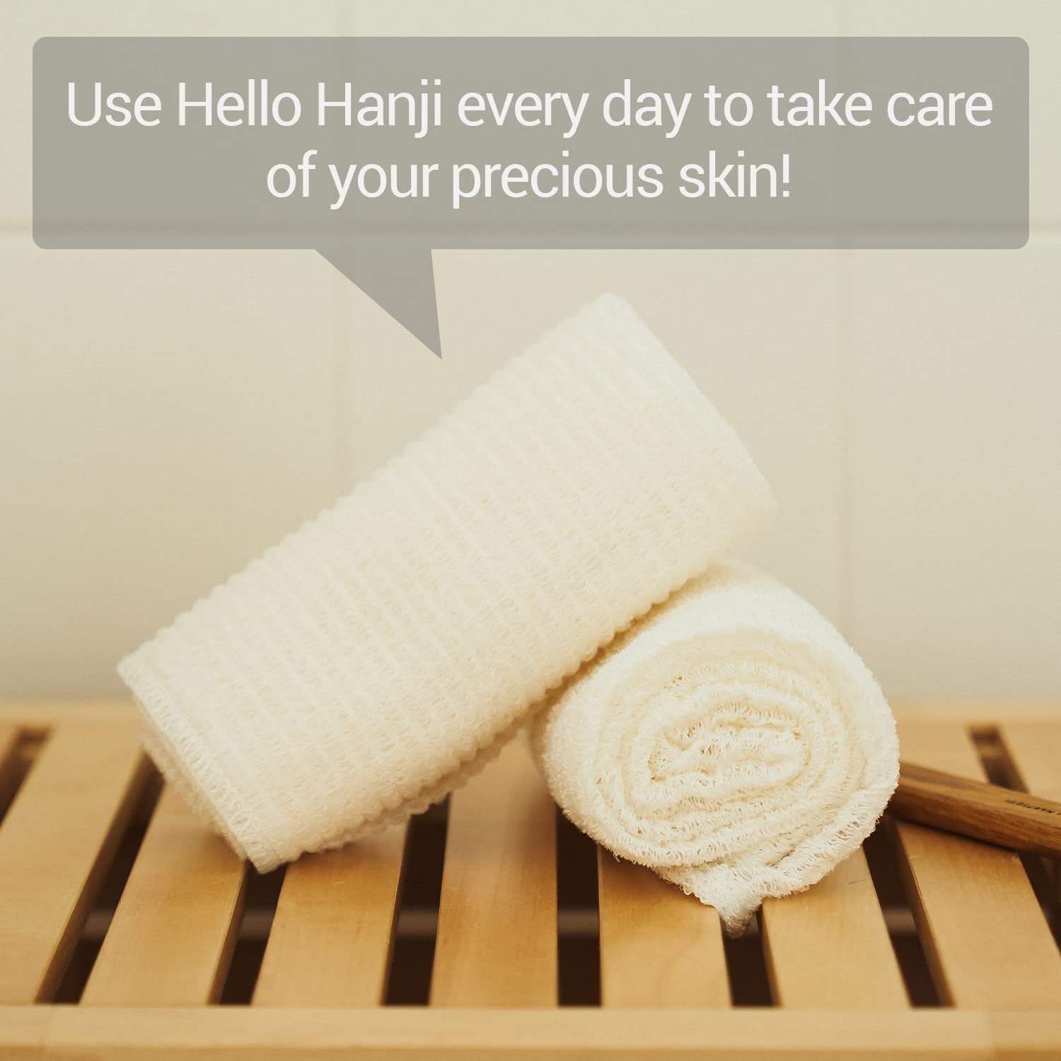 Bath Shower Sponge 1 Pack - Exfoliating Cloth for Dead Skin Cells, Dirt, and Oil Removal - Kids Washcloths Made Using Soft, Breathable & Hygienic Hanji Fabric - Hello Hanji by DEARCUS - Image 7