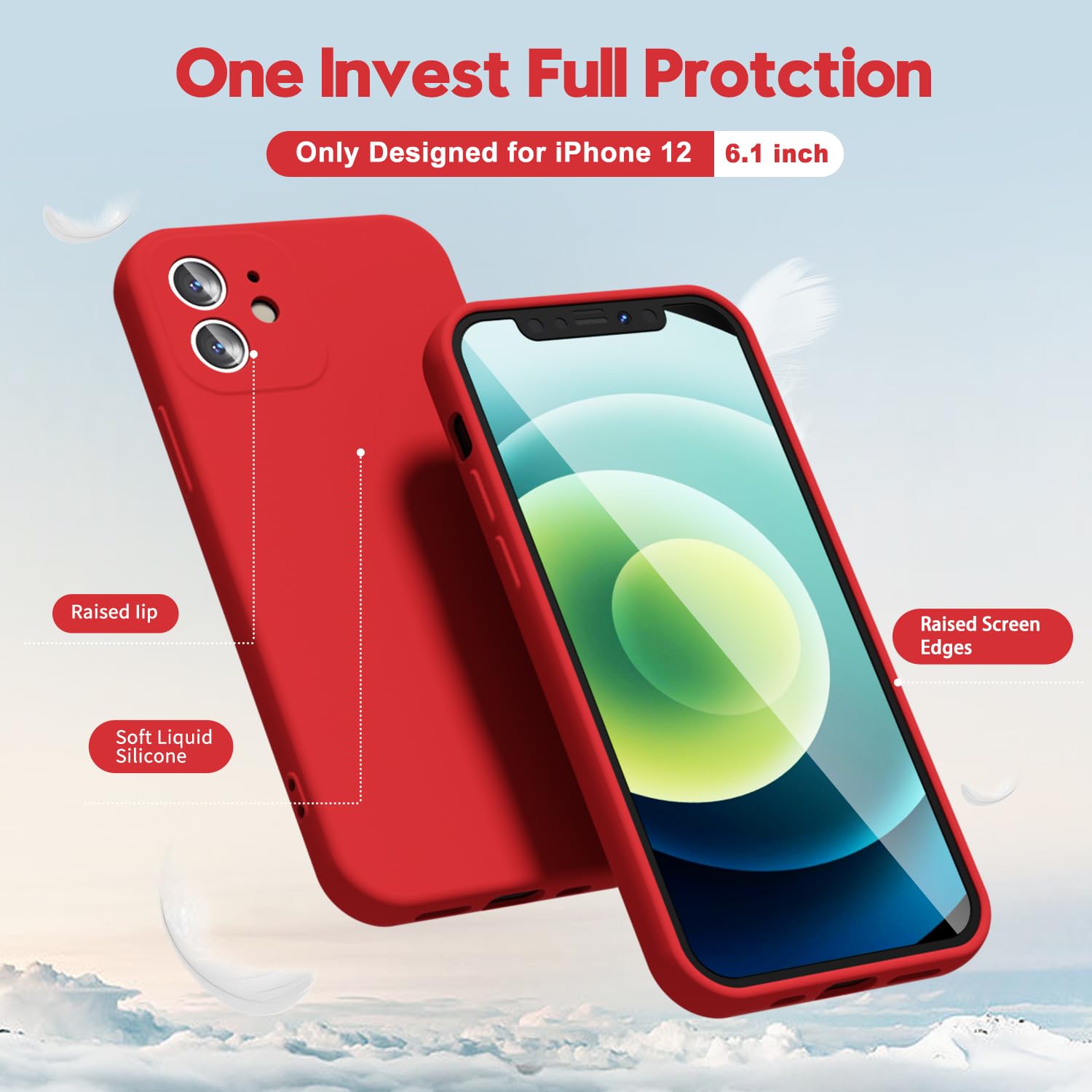 oakxco for iPhone 16 Pro Max Case Liquid Silicone, Soft Rubber Gel Elegant Aesthetic Basic Simple Cover, Cute Thin Slim TPU Matte Solid Color Plain Smooth Case for Women Girl, Light Pink — view 722