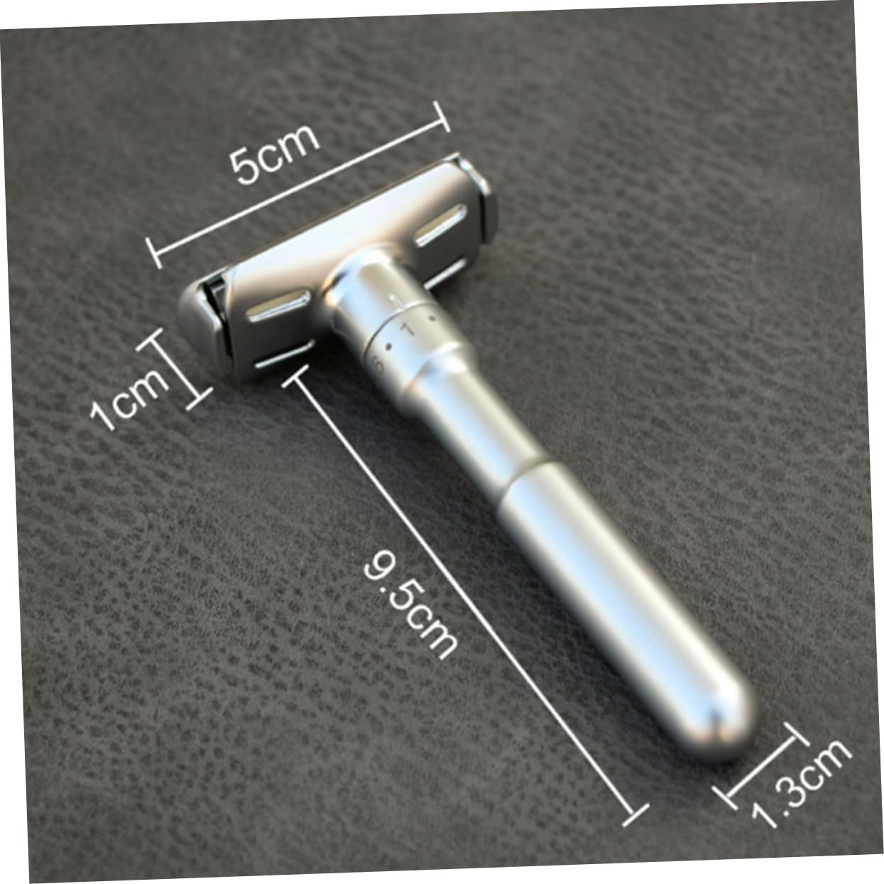 IWOWHERO Face Shaver for Men Double Edge Manual Shaving Machine 5 Adjusts 1-6 Levels