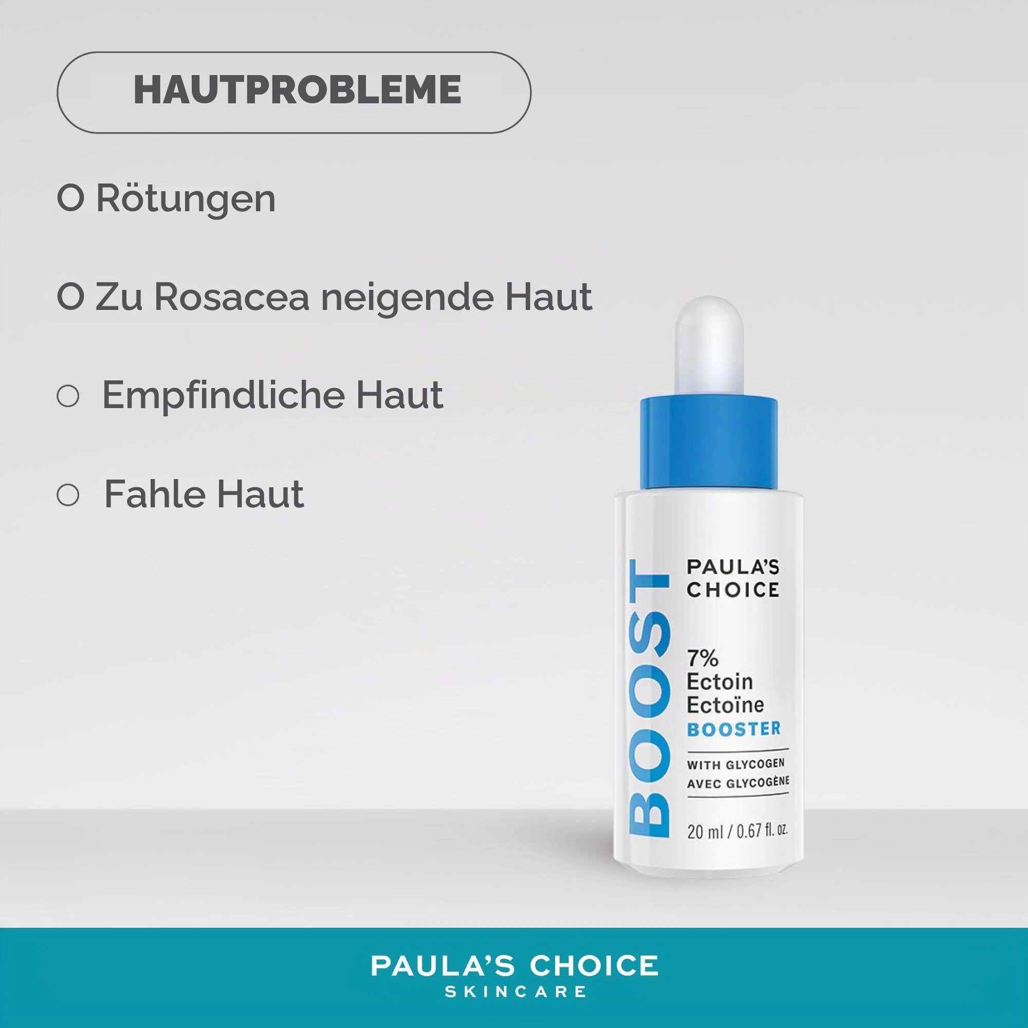 Paula's Choice 7% Ectoin + Hyaluronsäure Milky Hydrating Serum, 20 ml | Milchiges Feuchtigkeitsserum - 7 Barriereschutz-Vorteile in einem Tropfen - Beruhigt & Schützt die Haut - Rosazea-Empfindlich