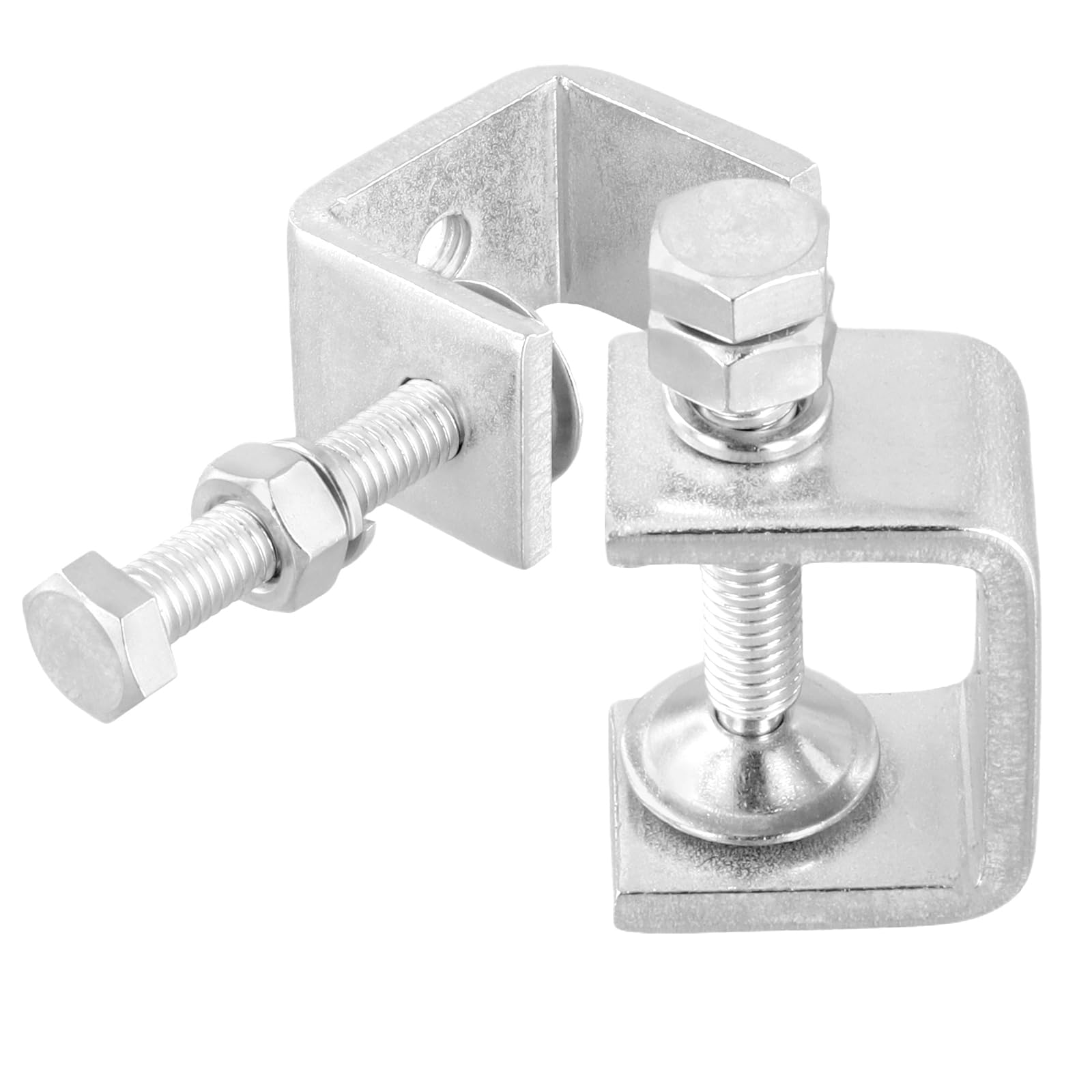 15 morsetti a C piccoli in acciaio inox da 30 mm, mini morsetto a C con apertura 304, morsetti a forma di tigre argentata per lavorazione del legno, saldatura