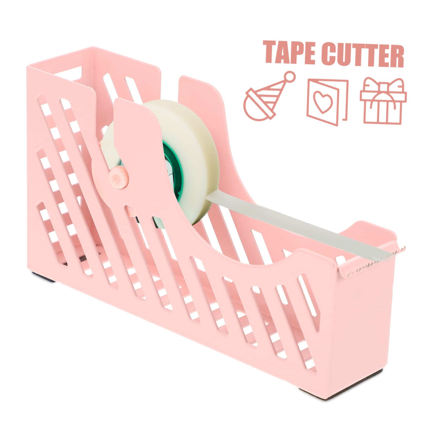 Gadpiparty 3 Pezzi Dispenser per Nastro Adesivo Compatto e Leggero con Design Elegante Strumento Taglio per Ufficio e Scuola Sicuro per Facile Trasportare