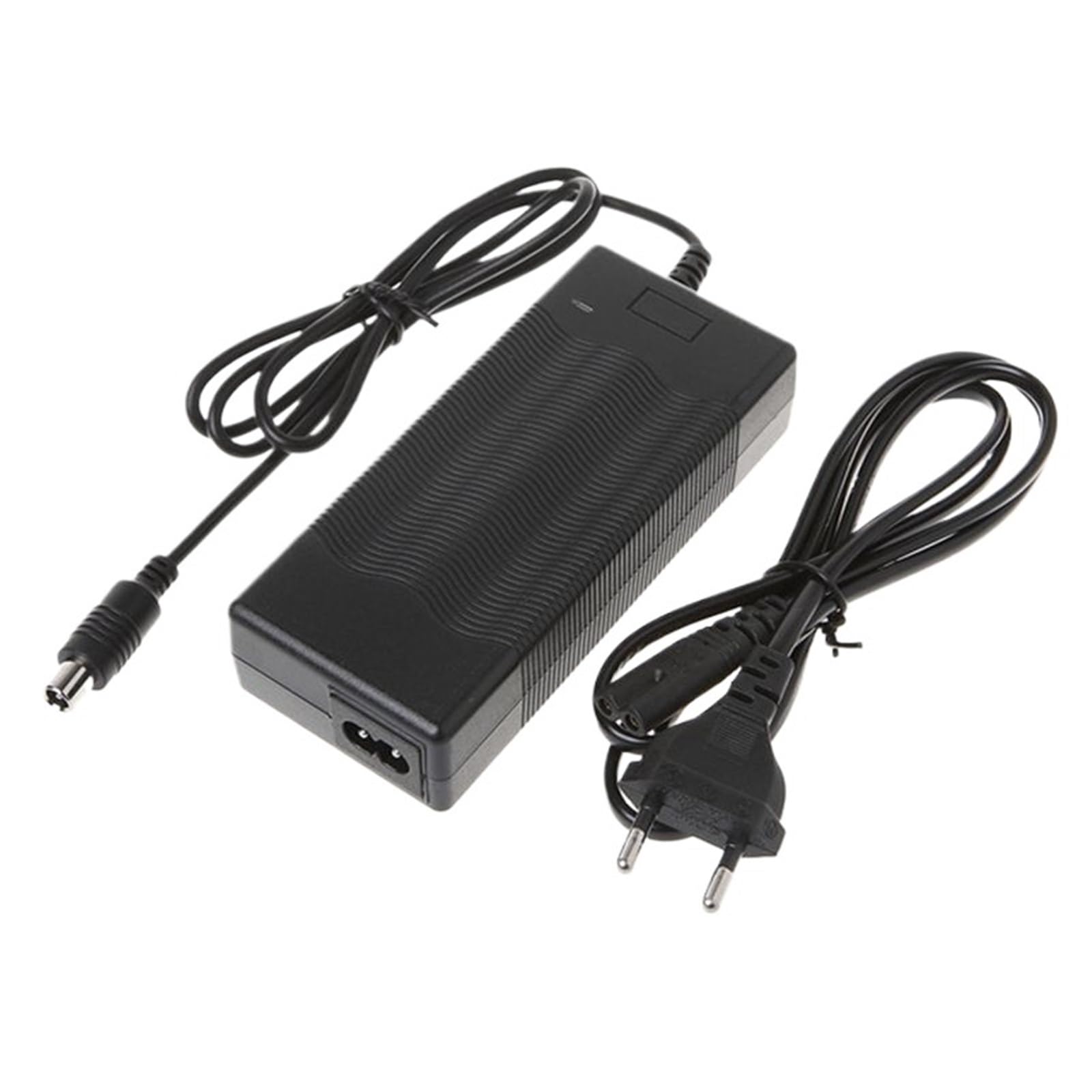 Cargador de batería de litio 42V CC 2A compatible con Xiaomi, M365, batería de litio 36V, carga rápida inteligente, enchufe UE/EE.UU., CA 100-220V (enchufe europeo)