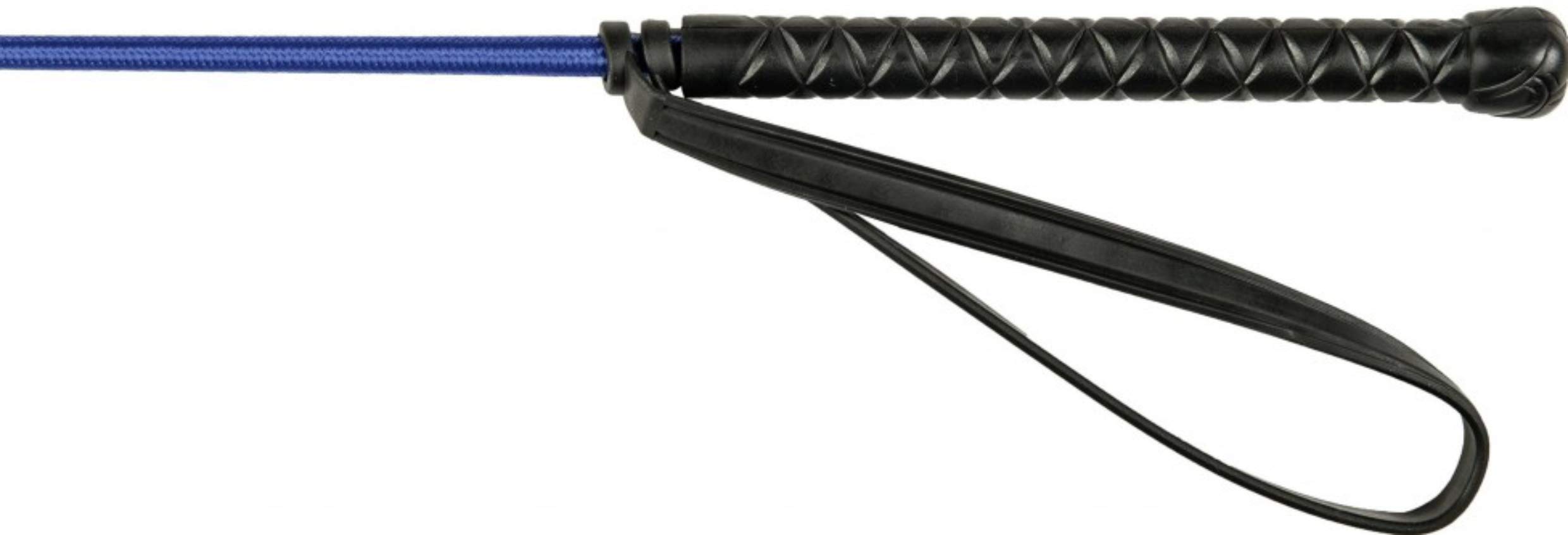 HKM 558198 Dressage Whip, XL, blue, 130