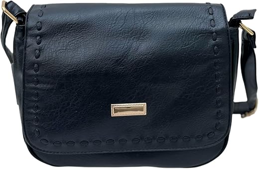 Bolsa Feminina Transversal Tiracolo Bolsa ombro Média Bolsa Feminina Bolsa Preta