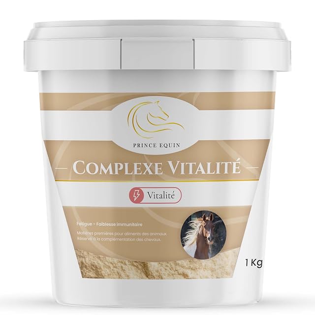 Prince Equin Complexe Vitalidad - Salsa blanca y vitamina C - Complemento nutricional equino