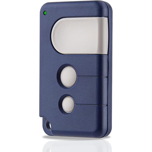 DDcafor Garage Door Opener Remote for Sears Craftsman, Liftmaster, Chamberlain, Yellow, Green, Red/Orange, Purple Learn Button, 2 Pack with Batteries