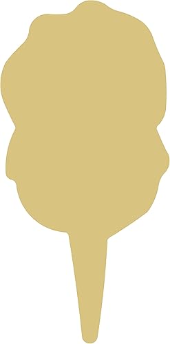 Percha de algodón para puerta, diseño de caramelos, de madera sin acabar, para guardería infantil, estilo 1, 12"