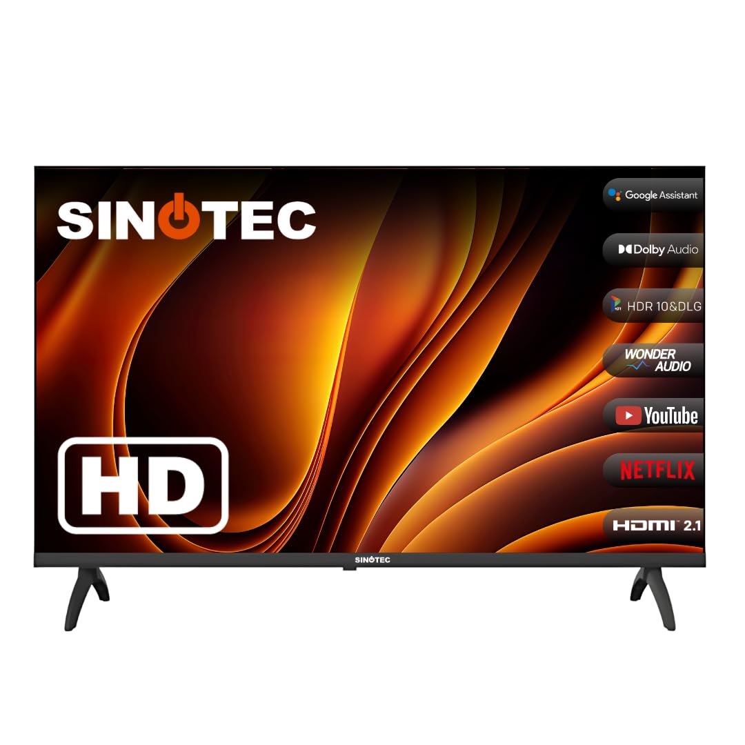 SINOTEC 32” STL-32G2 HD Google Smart TV, HDR10, Eye Care, Dolby