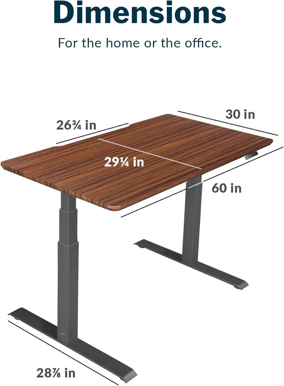 Buy Vari Electric Standing Desk 60 x 30 (VariDesk) Electric Height