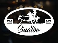 Vista 29 de Durango - Adhesivo adhesivo de vinilo para carros Diseño Charro de México, Calcomanias para Trocas y Carros (12 x 7 pulgadas, Durango)