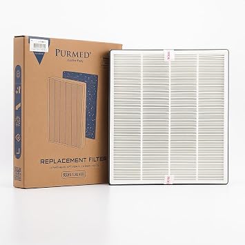 Purmed Fakir Vigor & Vigor Plus Compatible Filter   True HEPA + Activated Carbon | 2 Stage Air Purifier Replacement Filter |