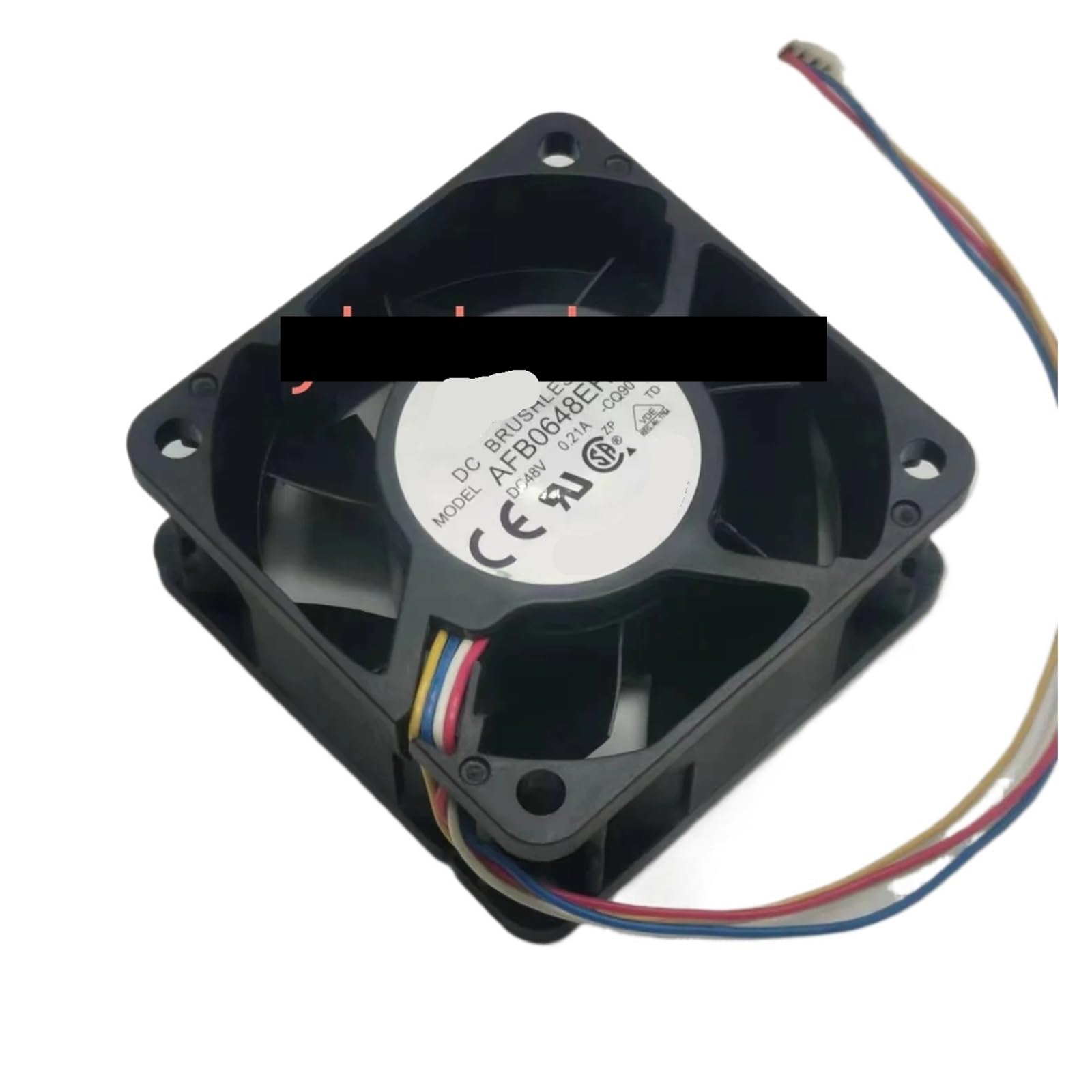 UITGVDQAT AFB0648EH CQ90 DC 48V 0.21A 60x60x25mm 4-Wire Server Fan