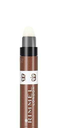 Miniatura 5 de Rimmel London Exaggerate Smoke n' Shine Eye Definer Delineador de ojos, de larga duración, fórmula de gel, sin escamas, 002, Copper Bling, 0.01 onzas