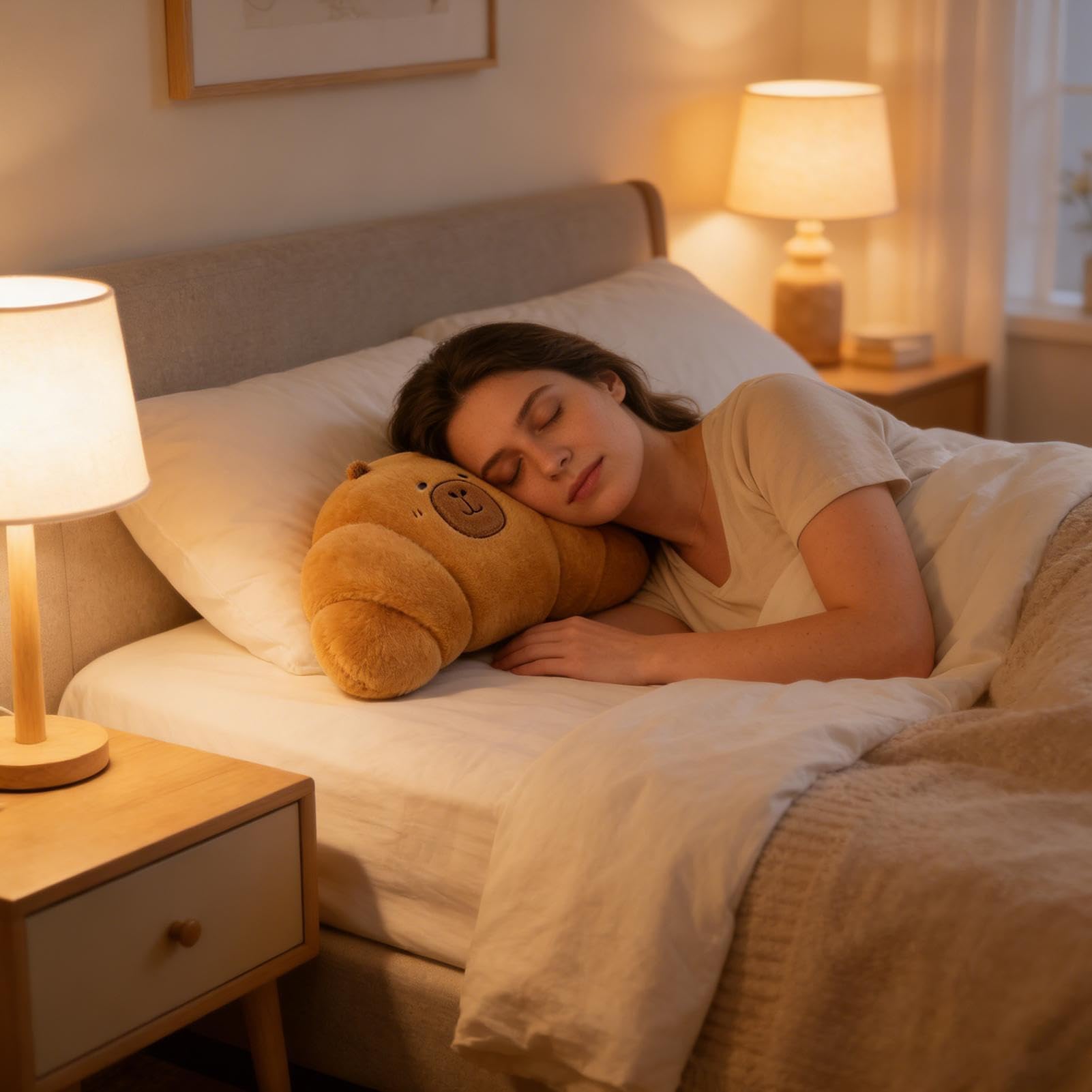 Peluche à pain | Poupées à Pain Douces Oreillers | Peluche Poupée Nourriture Décoration De La Maison | Pour Enfants Filles Et Garçons Pour Salon Chambre Canapé Lit Et