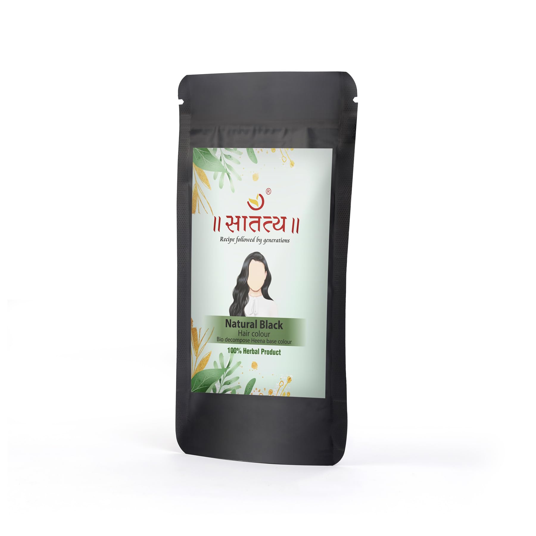 Natural black Hair color | Long Lasting & Organic | Ammonia Free | For Long & Shining Hair | No Bleach-image-41